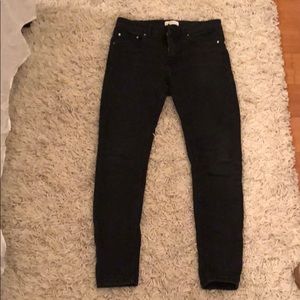 Zara black skinny jeans